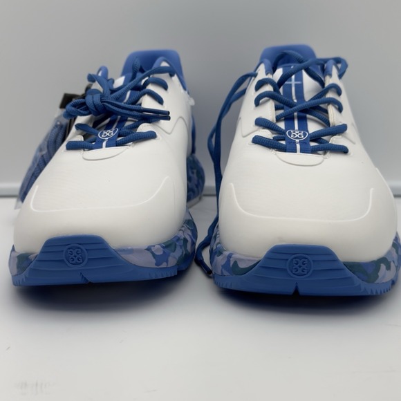 G/FORE G4 MG4+ Camo Camouflage Golf Shoe Sneaker ⛳️ US 15 ⛳️ White Cielo Blue main image 8